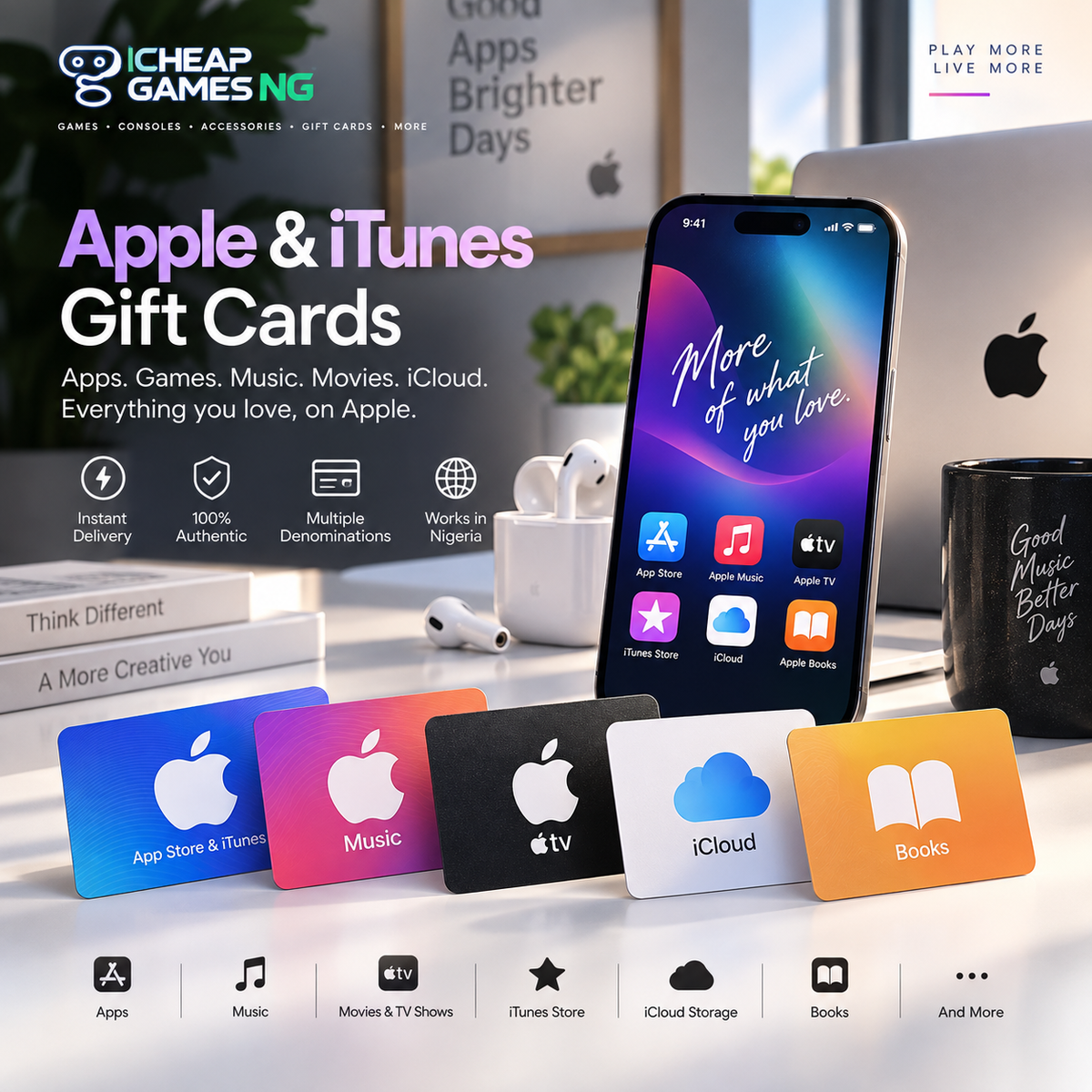 Apple & iTunes Gift Cards in Nigeria