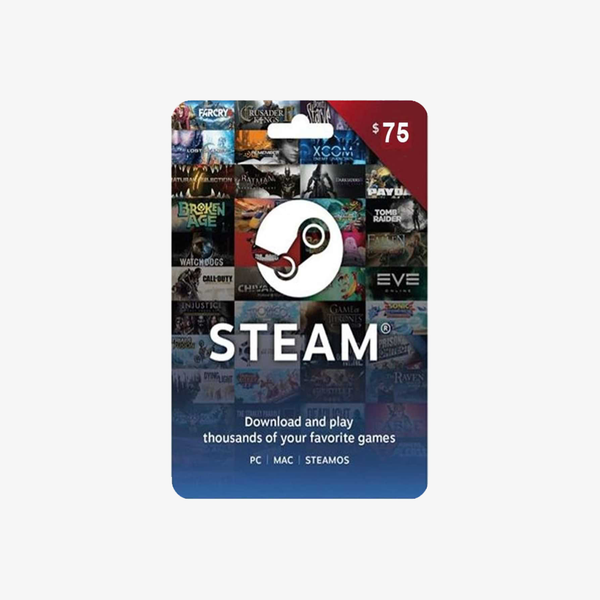 Steam Wallet Card U.S - $75