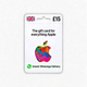 UK £15 Apple and iTunes gift card with instant WhatsApp delivery