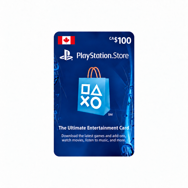 CA$100 Canadian PlayStation Store gift card