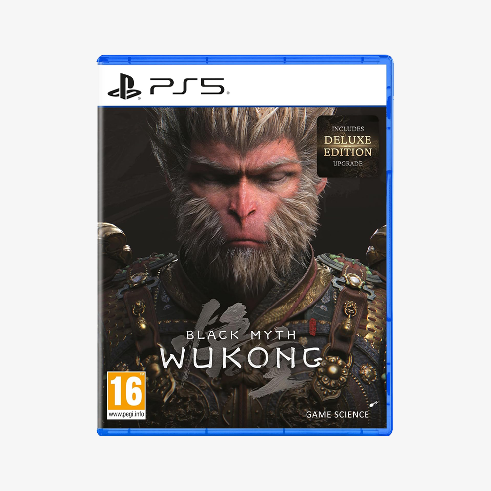 Black Myth Wukong PS5 game case on a white background