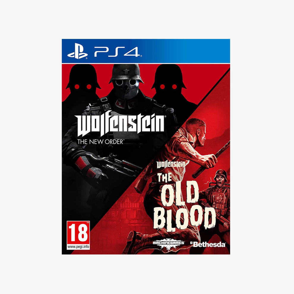 Wolfenstein Double Pack Includes: The New Order & The Old Blood (PS4) - Used